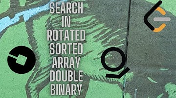 Search in Rotated Sorted Array (Using Double Binary Search) | LeetCode 33