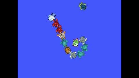 turtlesim snake game Demo