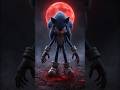 SONIC THE HEDGEHOG EVIL AND HORROR VERSION #shorts #scary #aiart