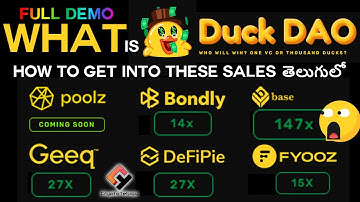 What is Duck DAO Dime (DDIM) Explained and How to Join Their Clubs - Telugu