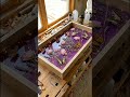 DIY Purple Epoxy Resin Table with Flowers &amp; Butterflies 🦋 #opulentinteriors