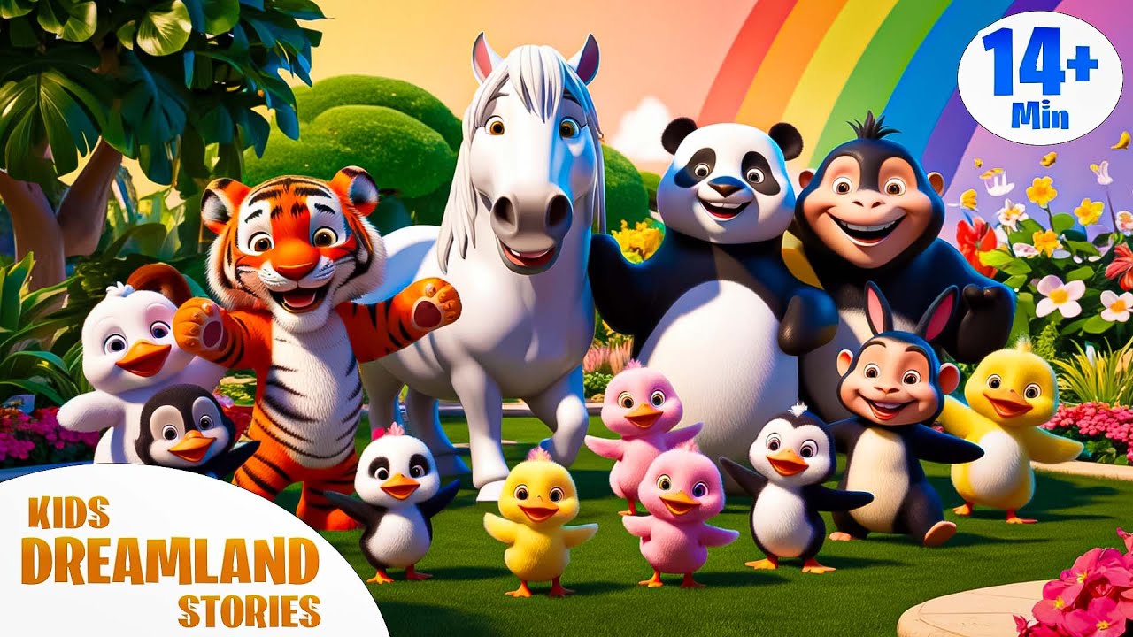 Top Animal Poems | 3D Animated Nursery Rhyme for Kids | Fun Poem for ...