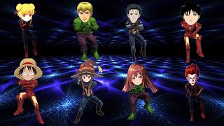 Meme Coffin Dance Song Mix Monkey D Luffy - Megumin - Kurisu - Hisoka - Rintarou - Eikichi - Shinobu