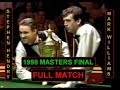 Stephen Hendry v Mark Williams - 1998 Masters Final - FULL MATCH