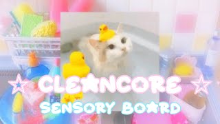 🫧🍋 CLEANCORE SENSORY STIMBOARD | sfw / safe 🐥🧼 | Sugary Cute