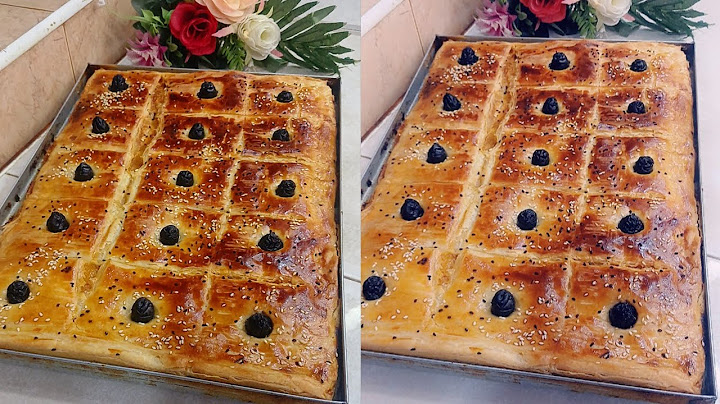 وصفة موش طبيعية في البنة😋كوكا مقرمشة ومورقة بدون زبدة التوريق👌حشو إقتصادي بأسهل طريقة👍pizza couvert🤤