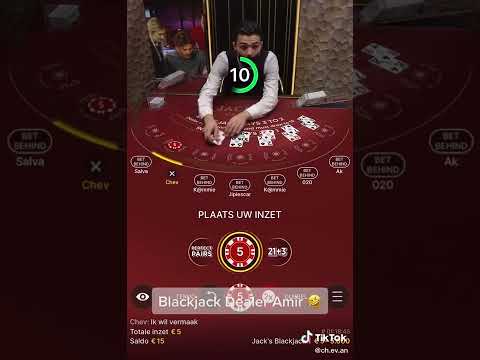 Marokkaanse Blackjack dealer Amir van Jack’s Casino