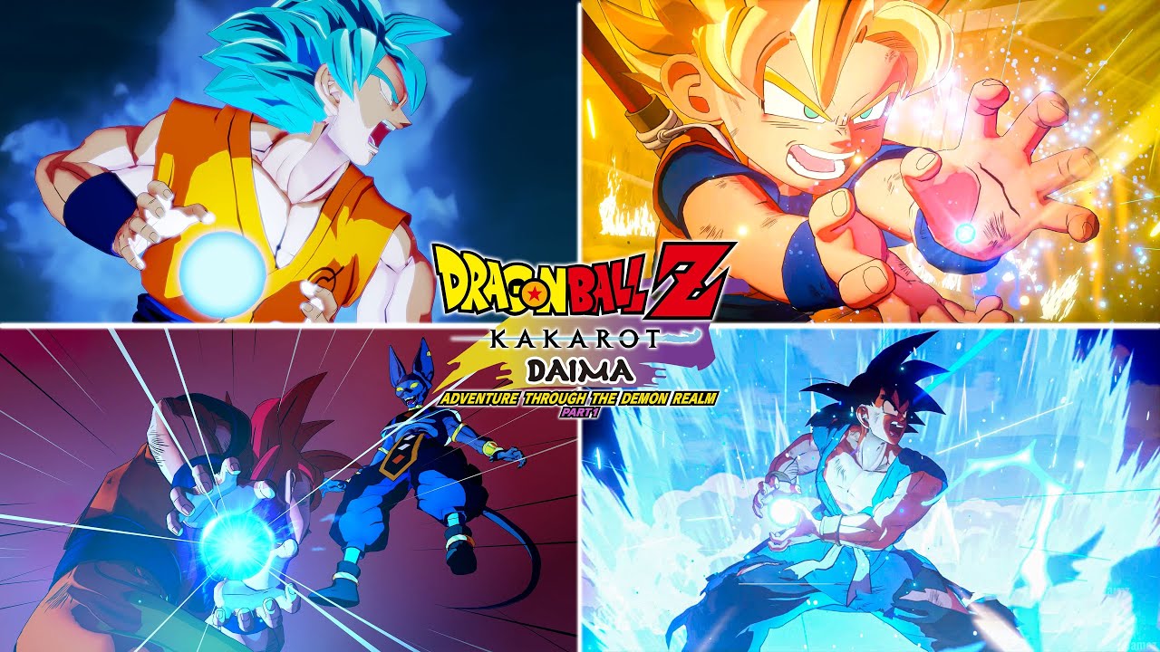 Dragon Ball Z: Kakarot Daima DLC - All Animated Finishes & DAIMA DLC Endings (4K 60FPS)