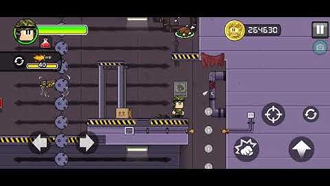 Dan The Man - How to Pass the Spiky Section in Stage 8-3-3 Without Taking Damage?