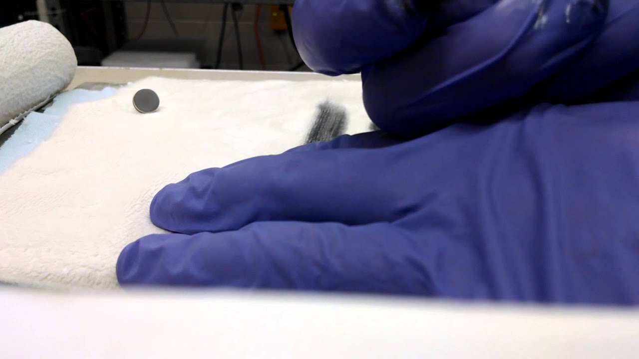 Mirror finish polishing aluminum for Scanning Electron Microscope (SEM