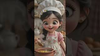 tiny doll preparing spinach dall and rice combination#youtubeshorts #trending #doll #relatable #asmr