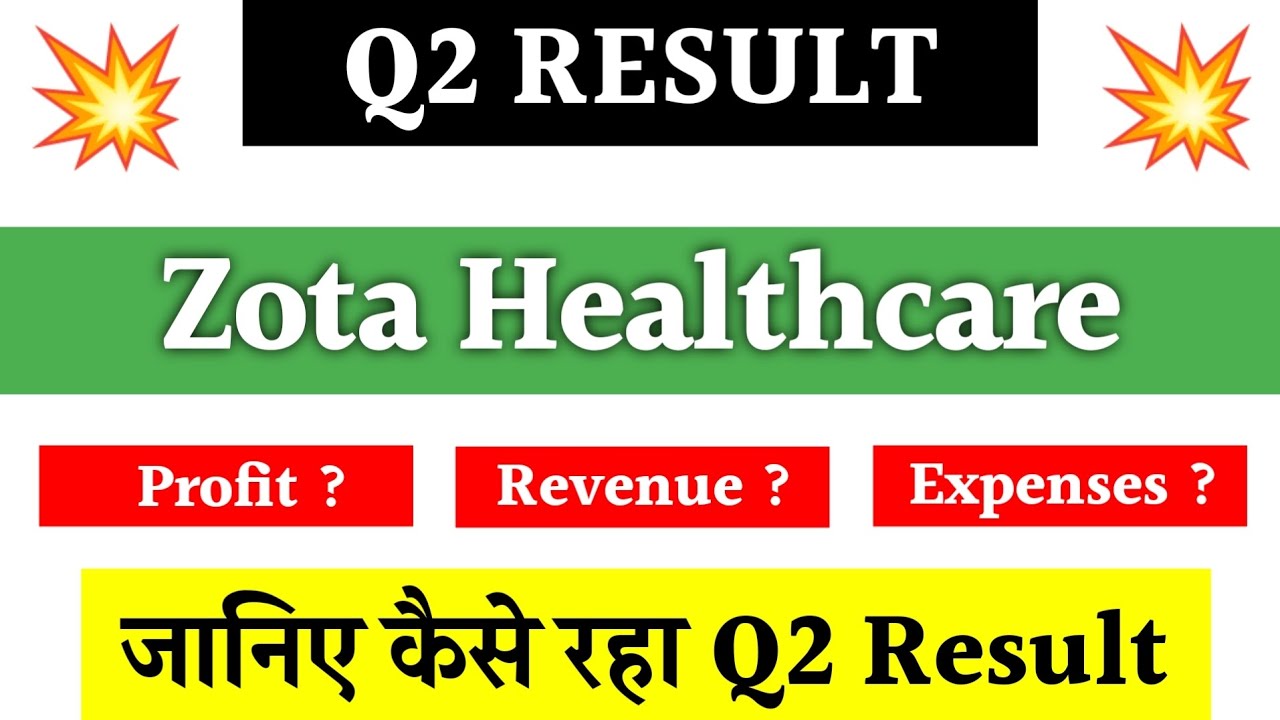 Zota Healthcare Q2 Results 2025 | Zota Healthcare share news | Zota ...
