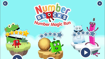 CBeebies Go Explore Numberblocks | Numberblocks Magic Run | Super Learning Games | Part 1