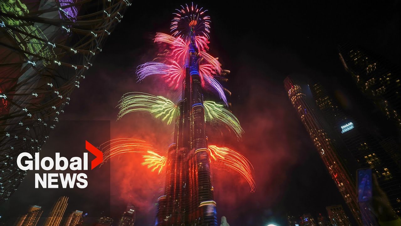 New Year’s 2026: Dubai Celebrates with Spectacular Fireworks Display at Burj Khalifa