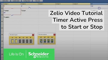 Zelio Soft 2 Video Tutorial - Video Instruksi Timer Active, Press to Start or Stop pada Zelio Soft 2