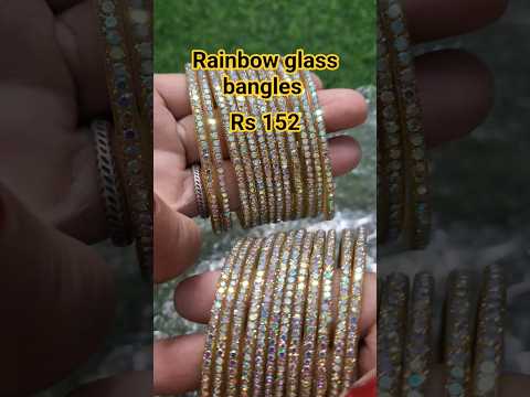 ✨ meesho से मंगवाई Glass Rain bow चूड़ियाँ 😍 इतनी खूबसूरत कि नज़र ही नहीं हटेगी #shorts #shortvideo