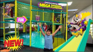 NEW Chuck E. Cheese MEGA playground in Bell, CA😱 #chuckecheese  #2026 