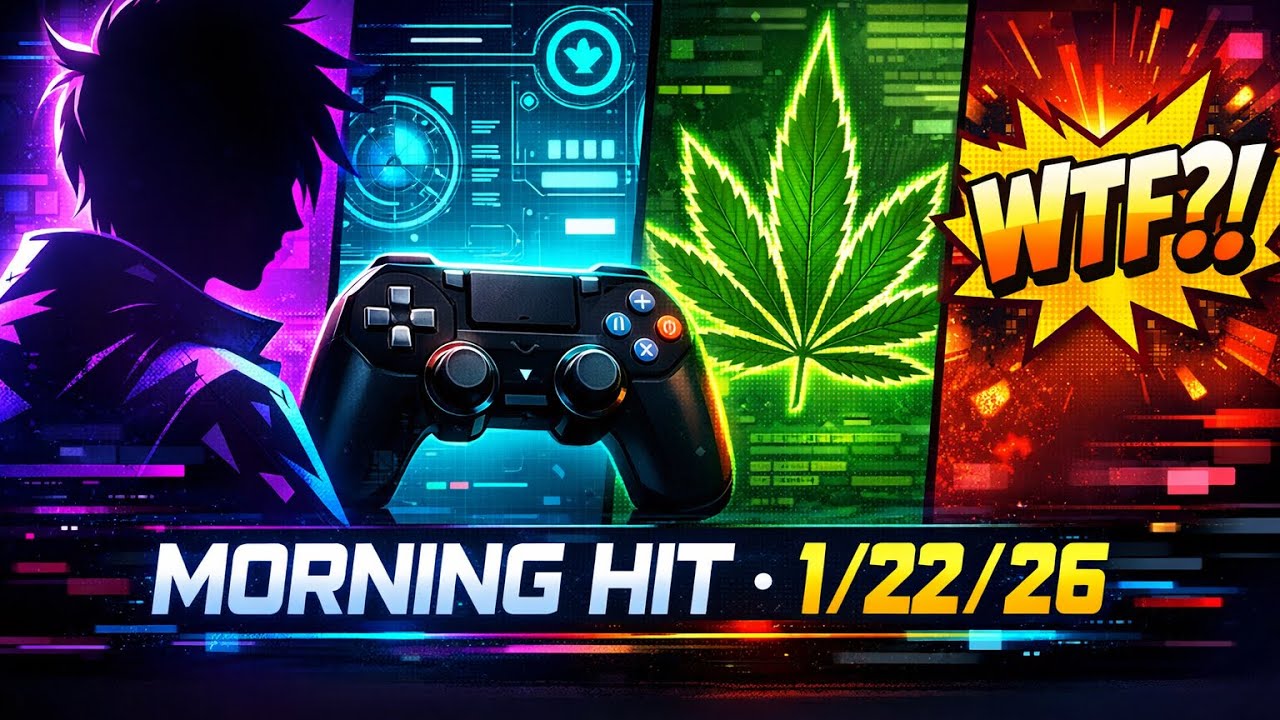 Morning Hit 1/22/26 — Anime Drops, New Game Releases, Cannabis vs ATF & WTF News