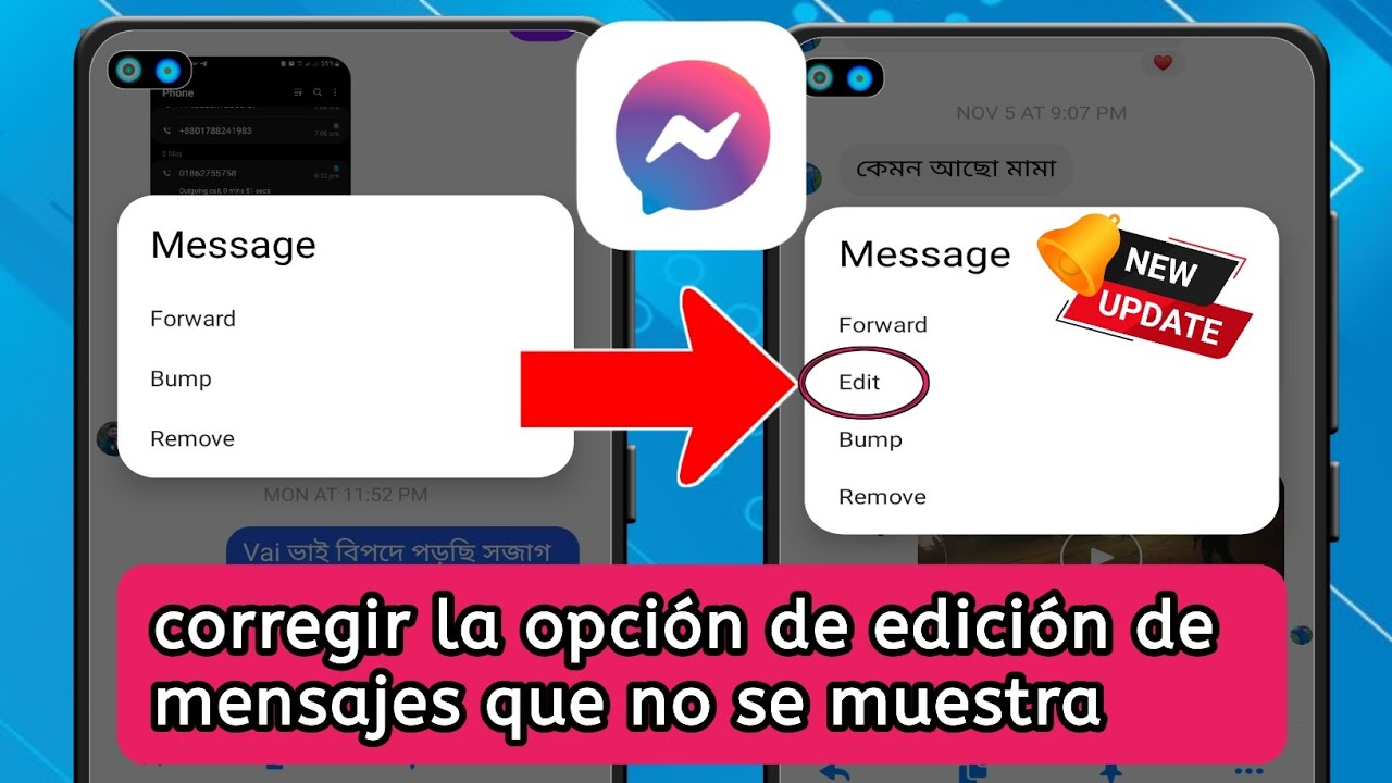 Cómo arreglar la opción de edición de mensajes que no se muestra en ...