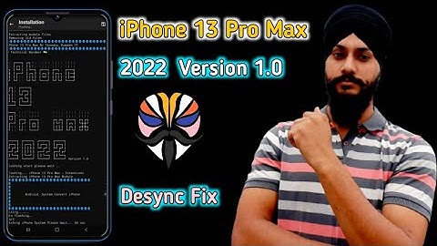 iPhone 13 pro max 2022 v1 Magisk Module | Android Desync fix | Android Fps drop fix