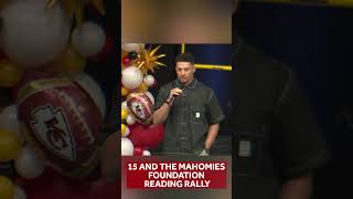 Patrick Mahomes reading rally in Kansas City #Chiefs #ChiefsKingdom #NFL #Sports