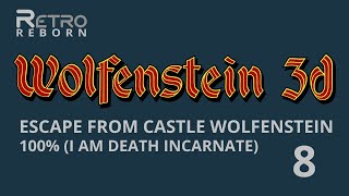 Wolfenstein 3D (DOS) - Escape From Castle Wolfenstein - E1M7 - 100% (I am Death incarnate)