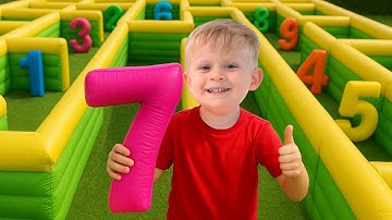 Oliver’s Fun Number Maze Challenge! Learn Numbers 1–10!
