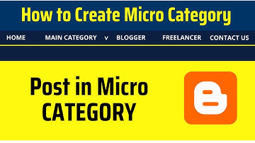 How to Create Micro Subcategory on Blogger | Post in Micro Subcategory | Tech Spark Blogger