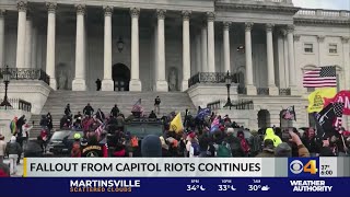 Fallout from Capitol riots continues
