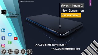 Iphone X Presentation (After Effects + KeyShot 8) L'Export Solutions ™