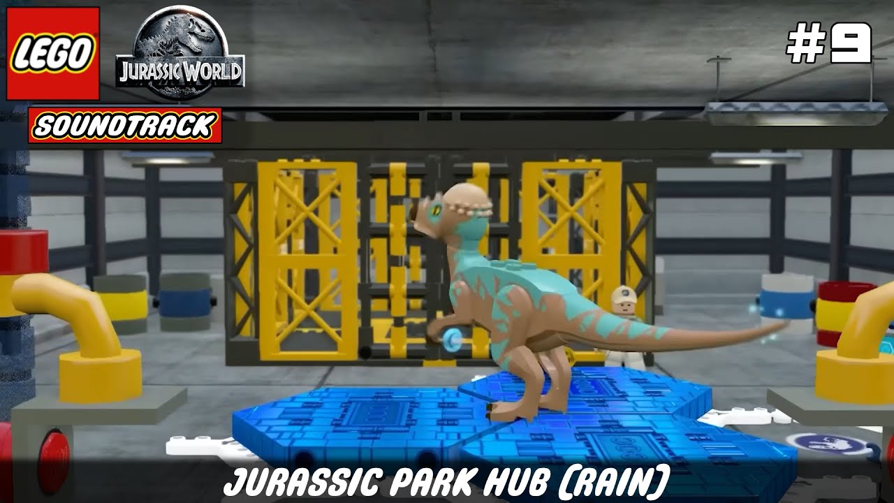 Lego Jurassic World Game Soundtrack - Jurassic Park Hub (Rain) (9)