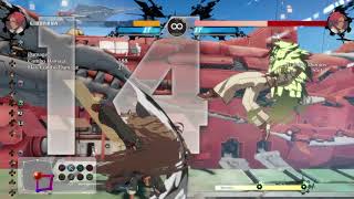 Guilty Gear Strive: Giovanna fullscreen combo