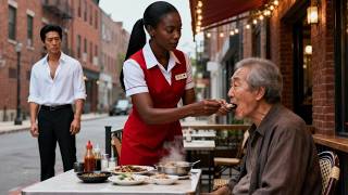 116. Poor Waitress Helped a Hungry Old Man — Unaware He Was Korean Mafia Boss’s Dad
