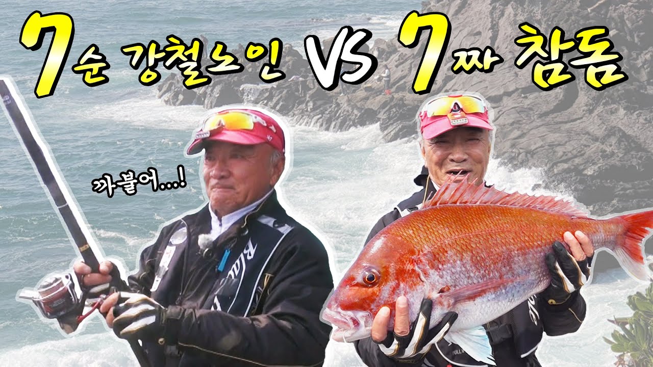 7순 강철노인 VS 7짜 대물 참돔! 기적을 끌고 다니는 킹덕화 하이라이트 | Snapper, マダイ | 도시어부3