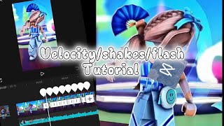 How to make velocity shakes and flash all on CapCut WITHOUT PRO!! ❤️ (please read decscription)