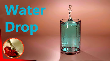How to Create a Realistic Water Drop Simulations in Blender