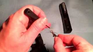 Installing an extended slide stop lever on a Glock 26