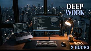 Deep Work Desk (2 Hours) | Clean Coding Ambient with No Lyrics