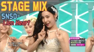 SNSD(Girls' Generation) - Lion Heart @Show Music Core Stage Mix