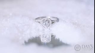 Forevermark Diamond Halo Ring in 18kt White Gold (1 3/8ct tw)