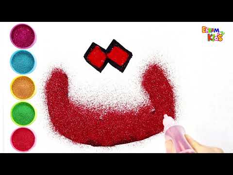 حرف التاء | تعليم الحروف العربية للاطفال بالرسم والتلوين