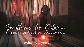Alternate Nostril Breathing for Balance | Pranayama for Wellness with Echo Flow Yoga