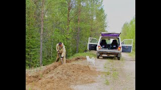 Металлокоп!!  Один в тайге! За раз все не вывезу!!! Часть первая.