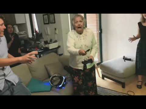 Grandma is scared
