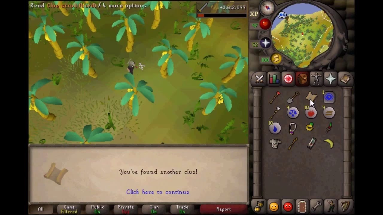 Salute in the banana plantation. Beware of double agents! Equip a