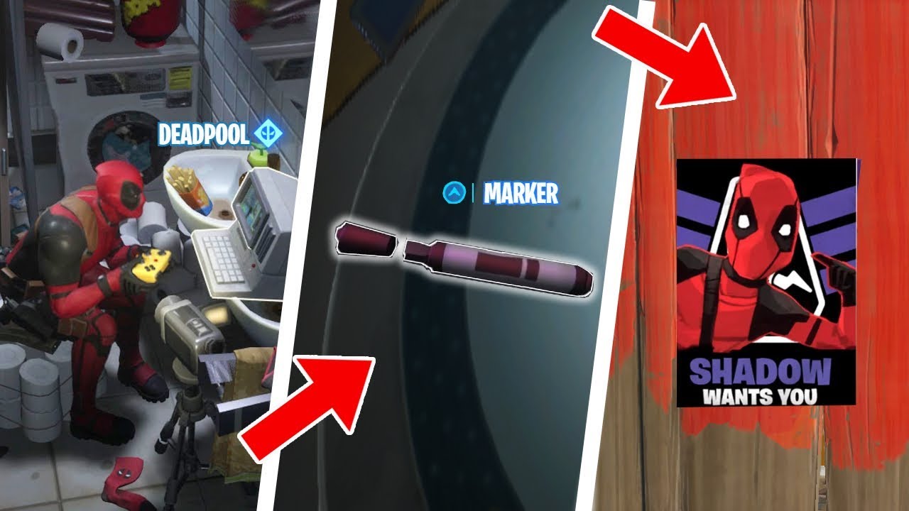 Find Deadpool’s big black marker, Deface Ghost or Shadow recruitment posters - Week 6 Deadpool