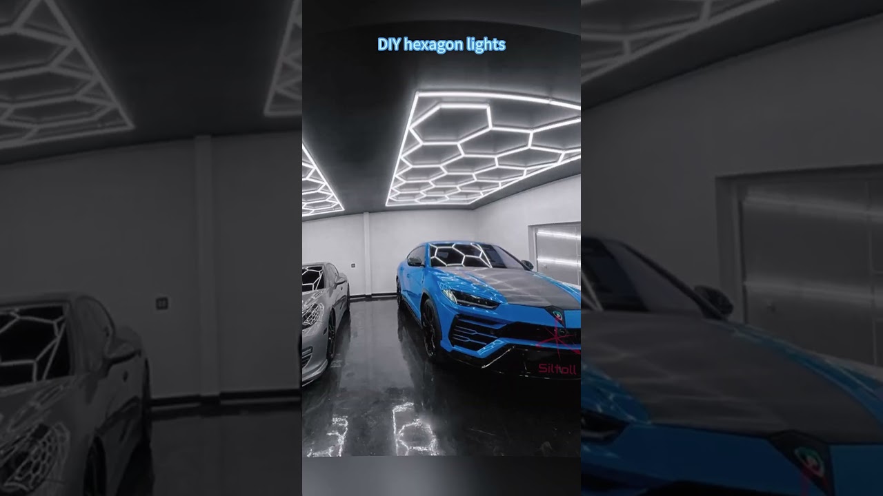 Hexagon lighting garage has a long lifespan and reduces maintenance efforts. 