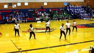 The RB Vikettes Perform at The All City Cheer Competition 2016