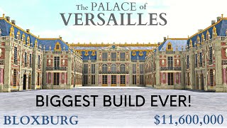 Bloxburg Palace of Versailles - BIGGEST BUILD EVER! (5 Plots) Speedbuild and Tour Part 1