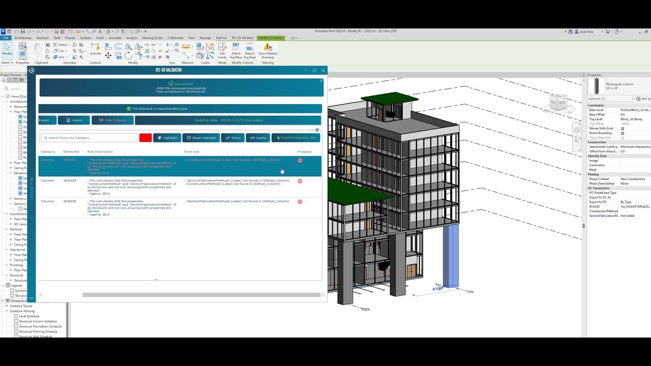 Official IFC+SG Validator Revit Plugin (Singapore CorenetX Submission ...